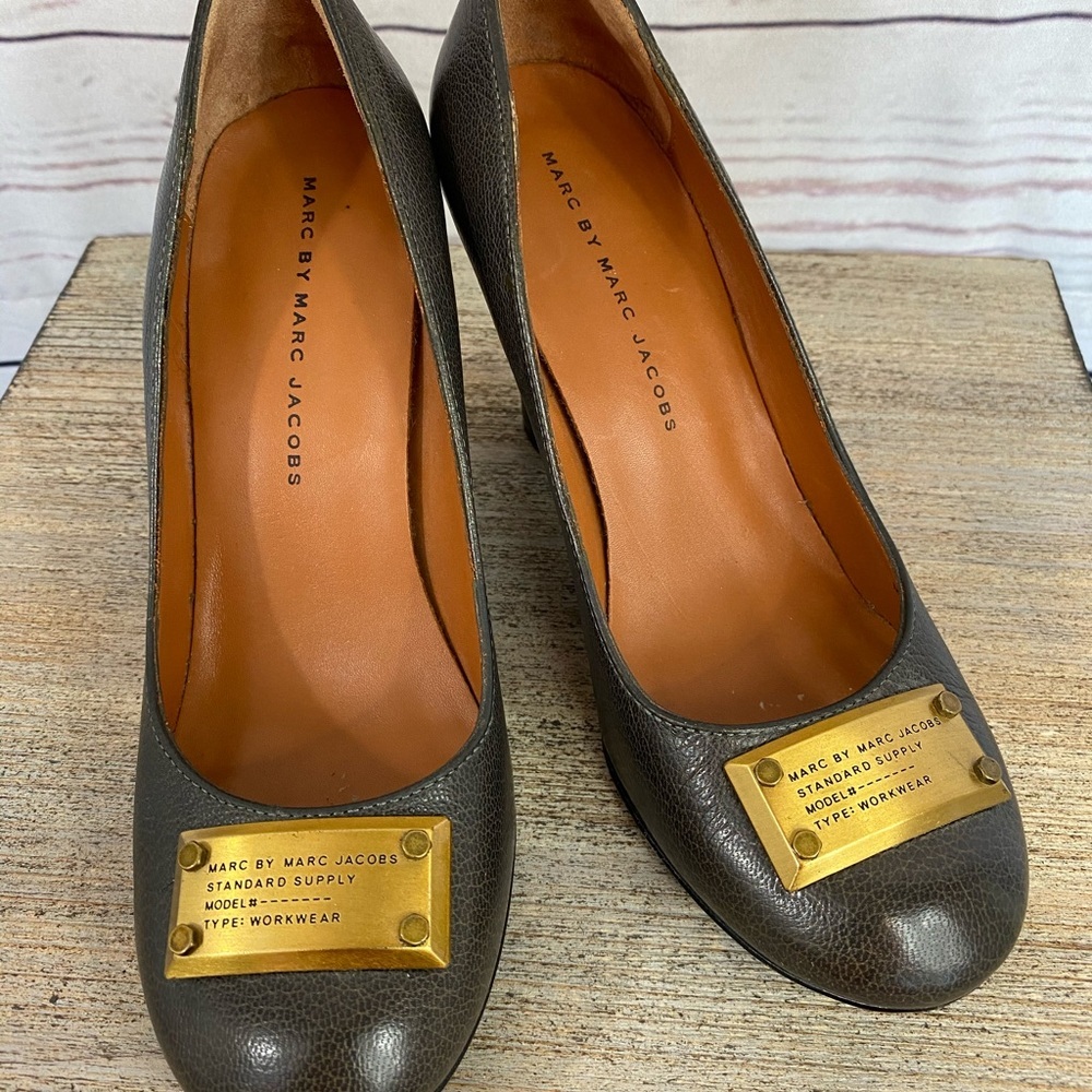 Marc by Marc Jacobs Leather Heels - Picture 3 of 8